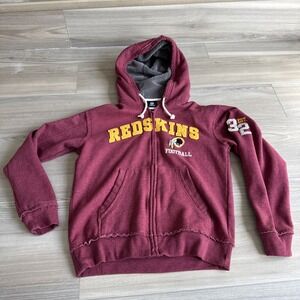 Washington Redskins NFL SM Football Zip Up Hoodie Sweatshirt Jacket Men's Sherpa